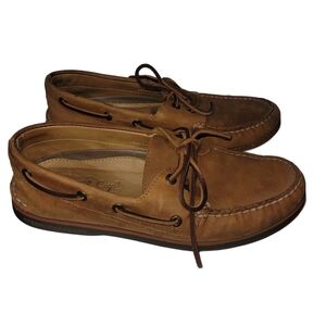 Sperry Top Siders Men's Gold Cup Classic Tan Boat Shoes 8.5M